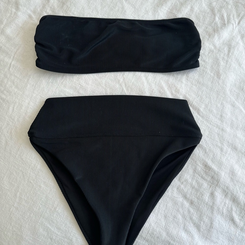 Beach Riot Black Bikini Set